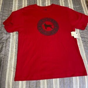 NWT. The Black Dog red “crew” t-shirt